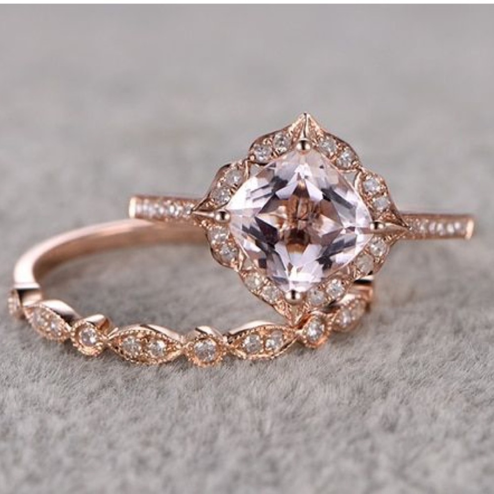💍 Rose Gold Ring Set - Picture 4 of 6